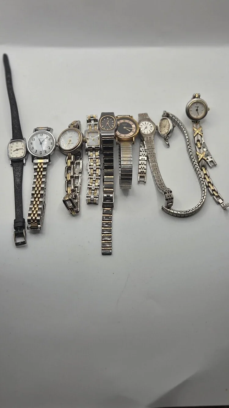 Watch Lot Timex Bulova Citizen Seiko Pulsar Vintage Mixed Women Watches